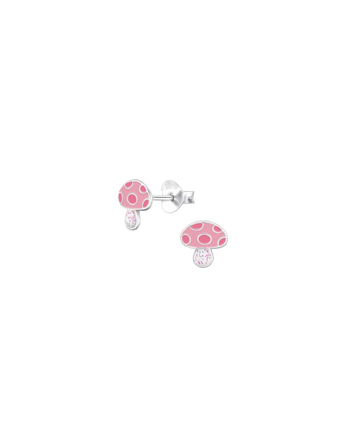 Aros para niñas Mushroom - 7.1 mm x 7 mm