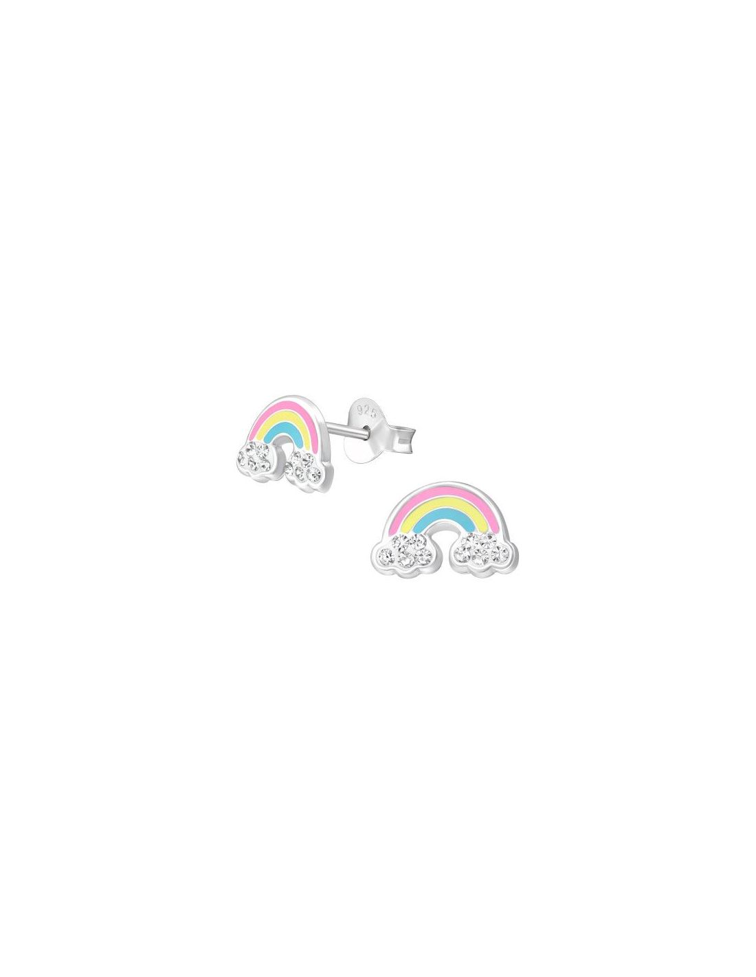 Aros para niñas Rainbow - 9.8 mm x...