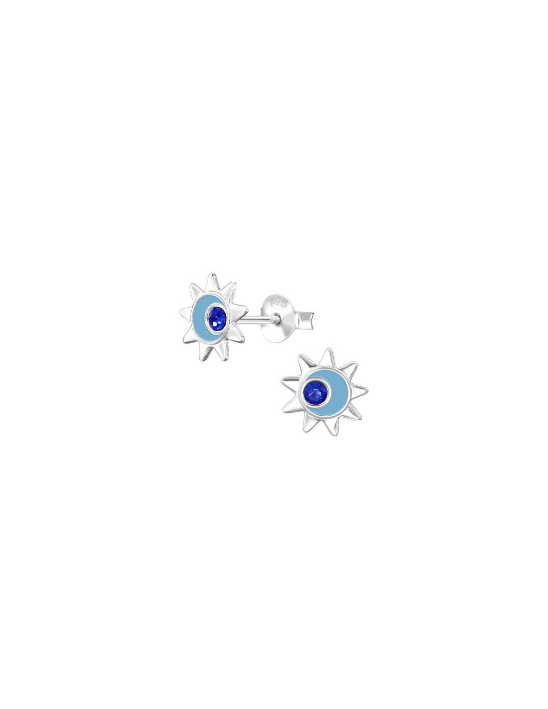 Aros para niñas Sunflower Sun - 8 mm...