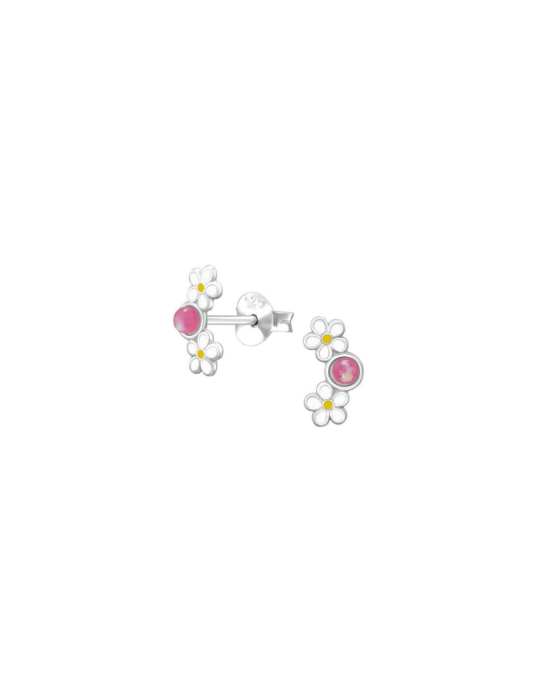 Aros para niñas Flower - 5 mm x 9.1 mm