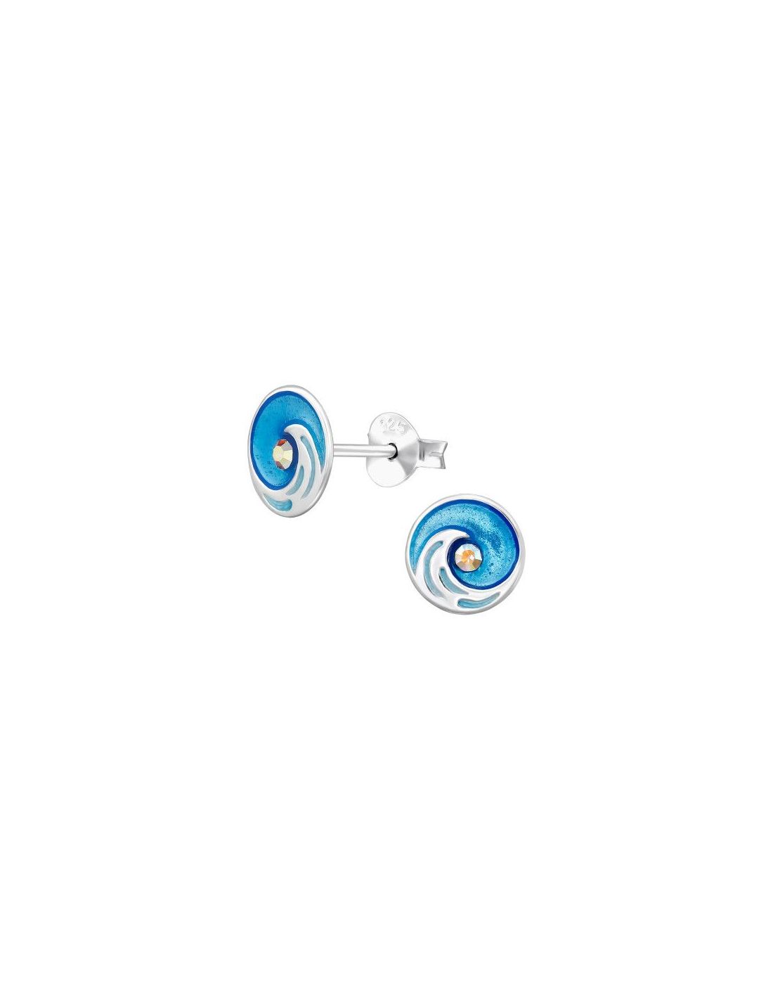 Aros para niñas Wave - 8 mm x 8 mm