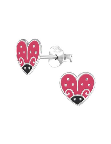 Aros para niñas 8Mm Ladybug...