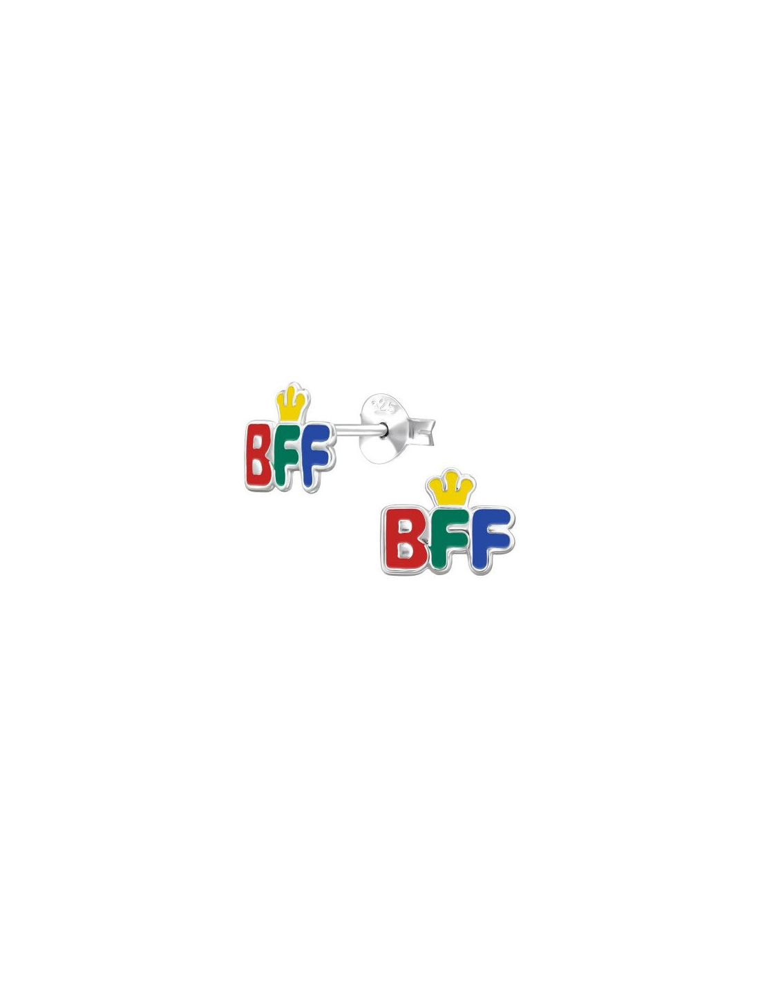 Aros para niñas Bff - 9 mm x 7 mm