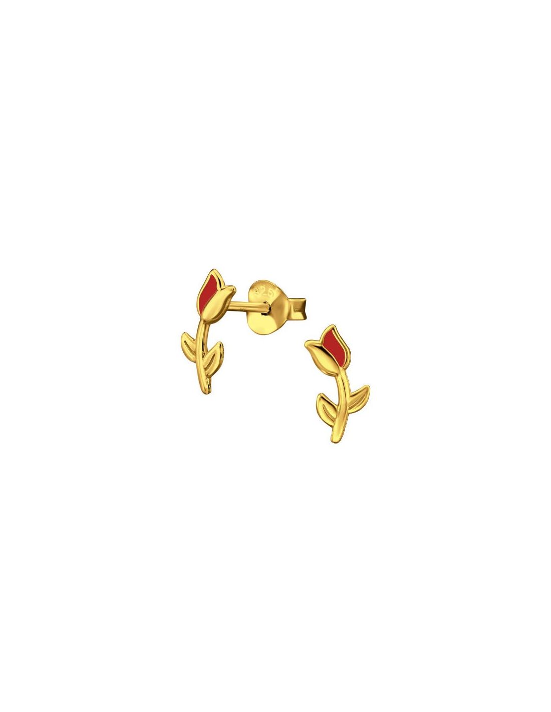 Aros para niñas Tulip - 5 mm x 10 mm
