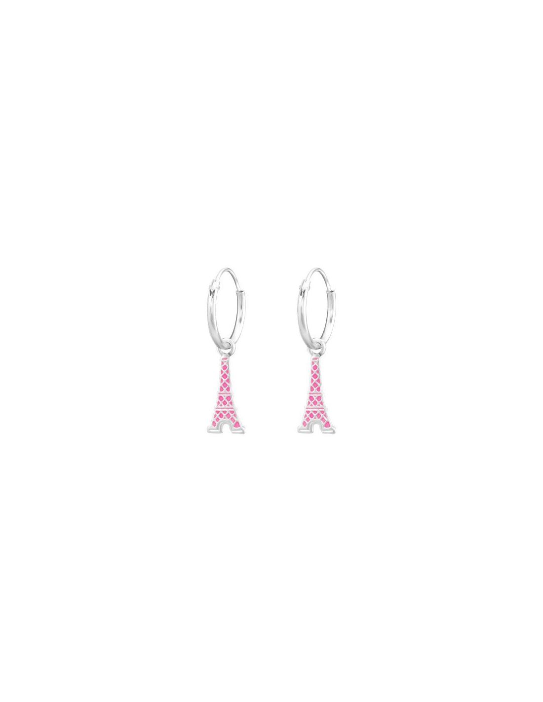 Aros para niñas Hanging Eiffel Tower...