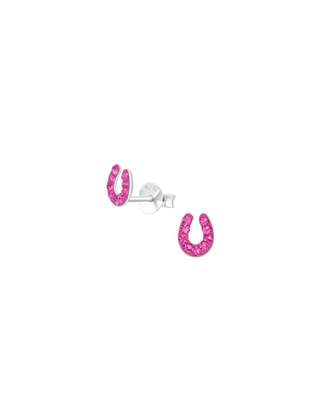 Aros para niñas Horseshoe Rose 5 mm x...