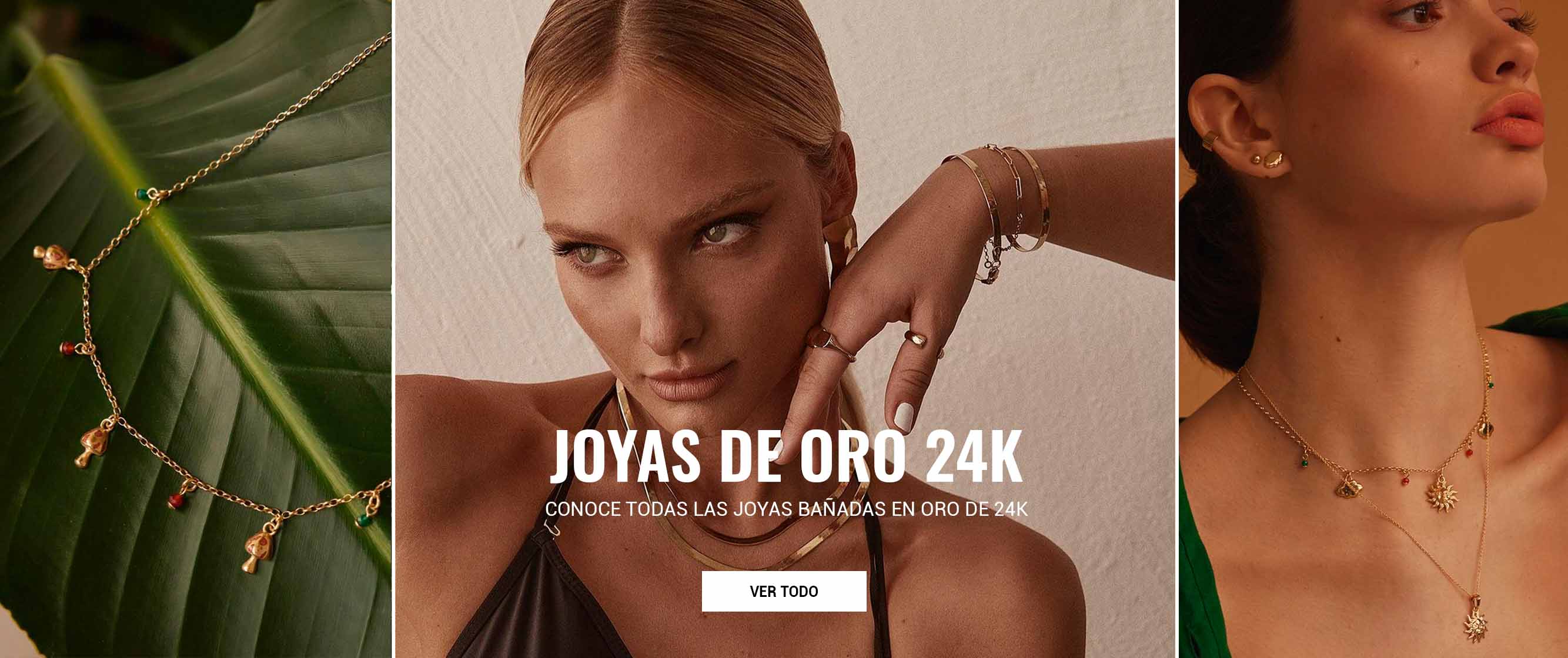 Joyas bañadas en oro
